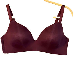 Auden The Bliss Purple Burgundy Bra Lightly Padded Wireless 36DD
